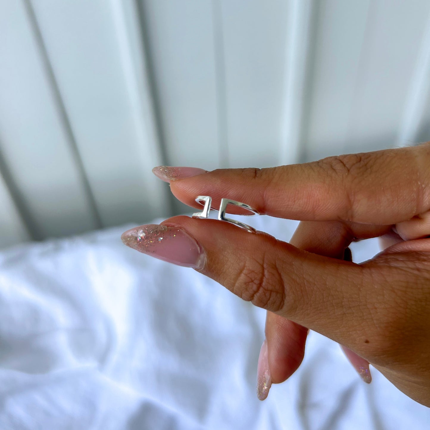 Double Line Pinky Finger Ring (adjustable)