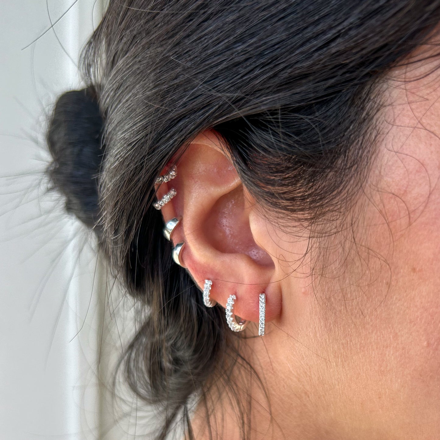 Sparkling Ear Hoops L