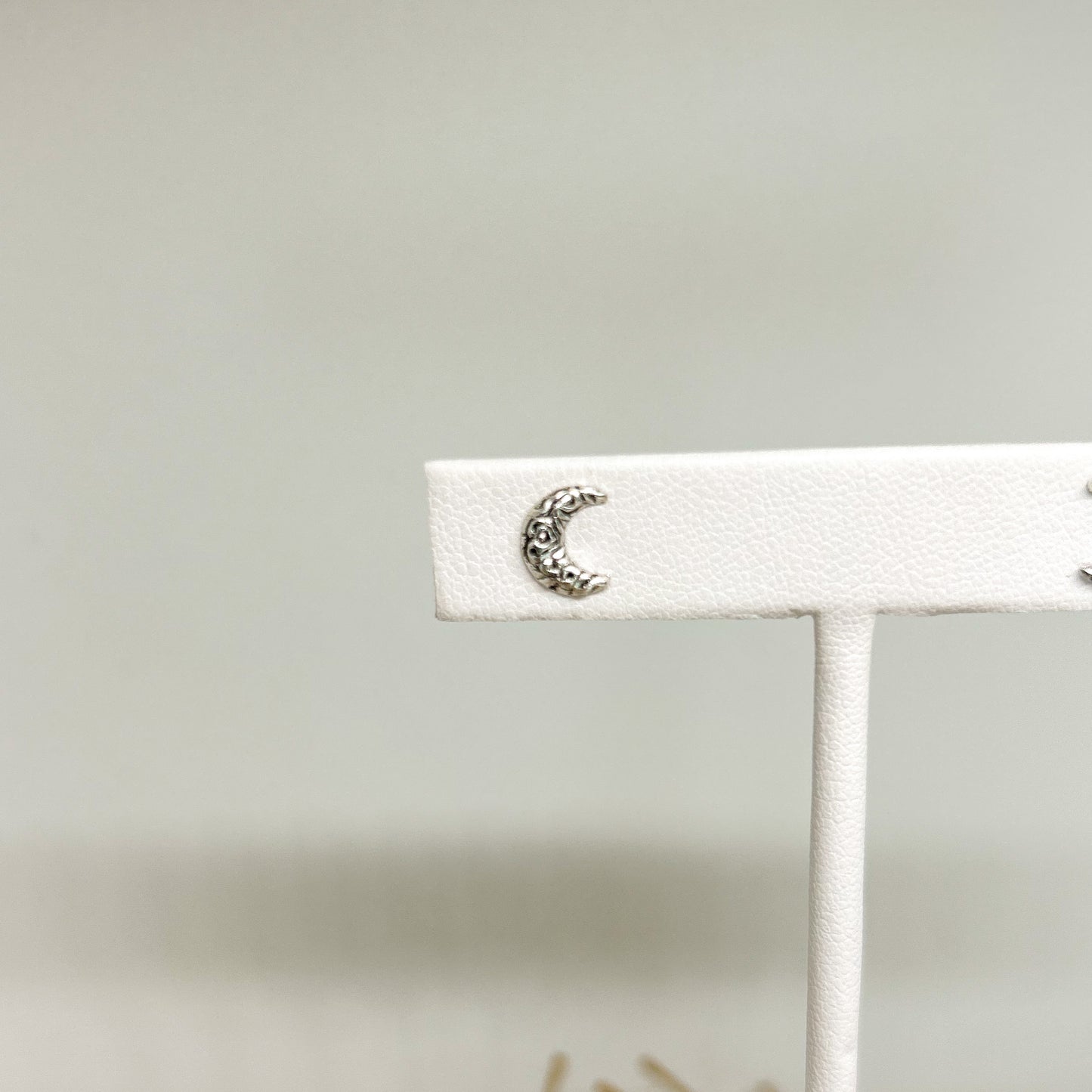 Balinese Moon Ear Stud