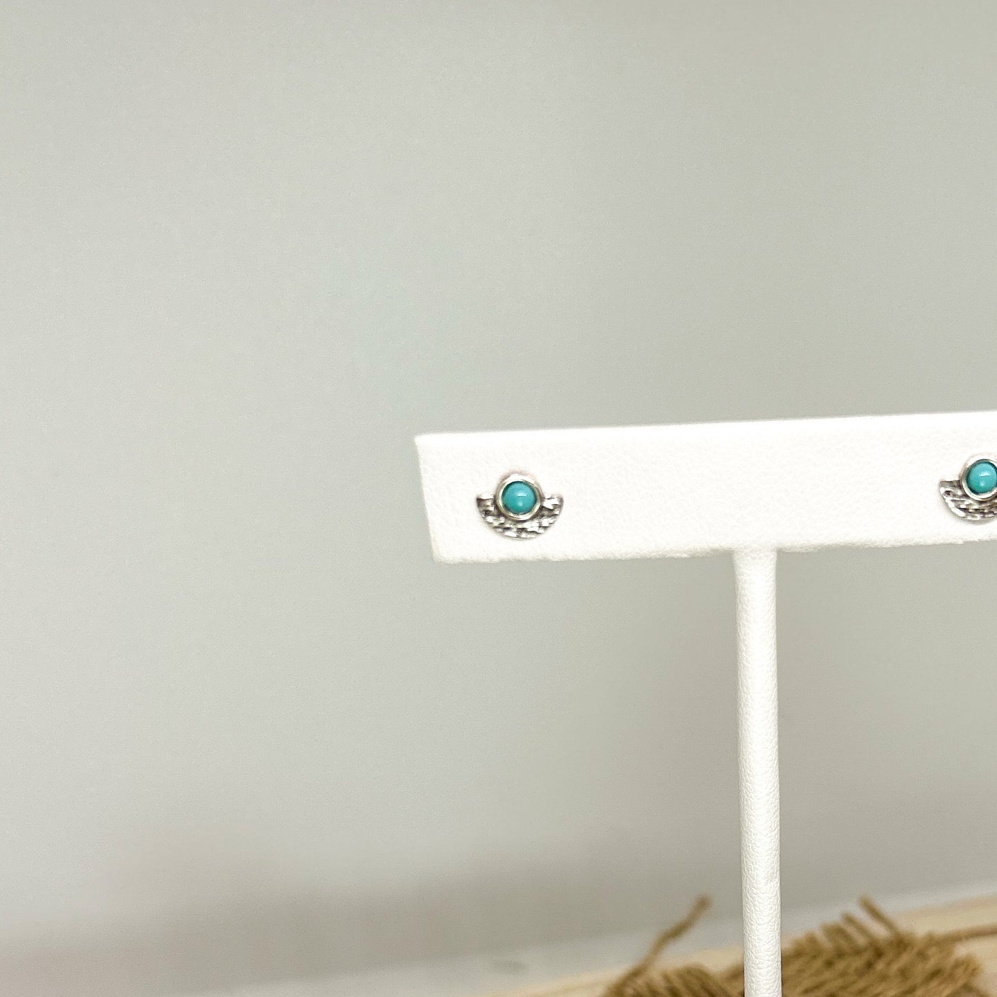 Turquoise Balinese Ear Stud