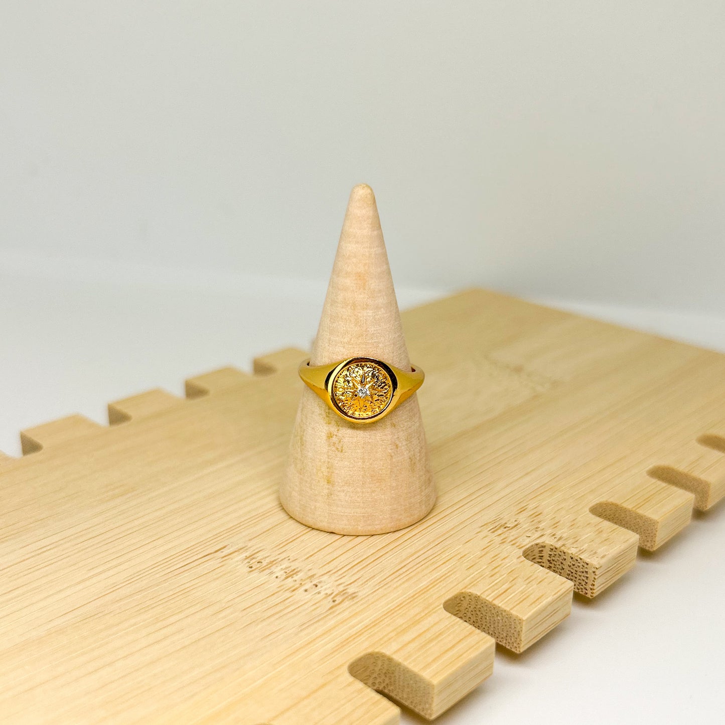 Star Gold Plated Ring